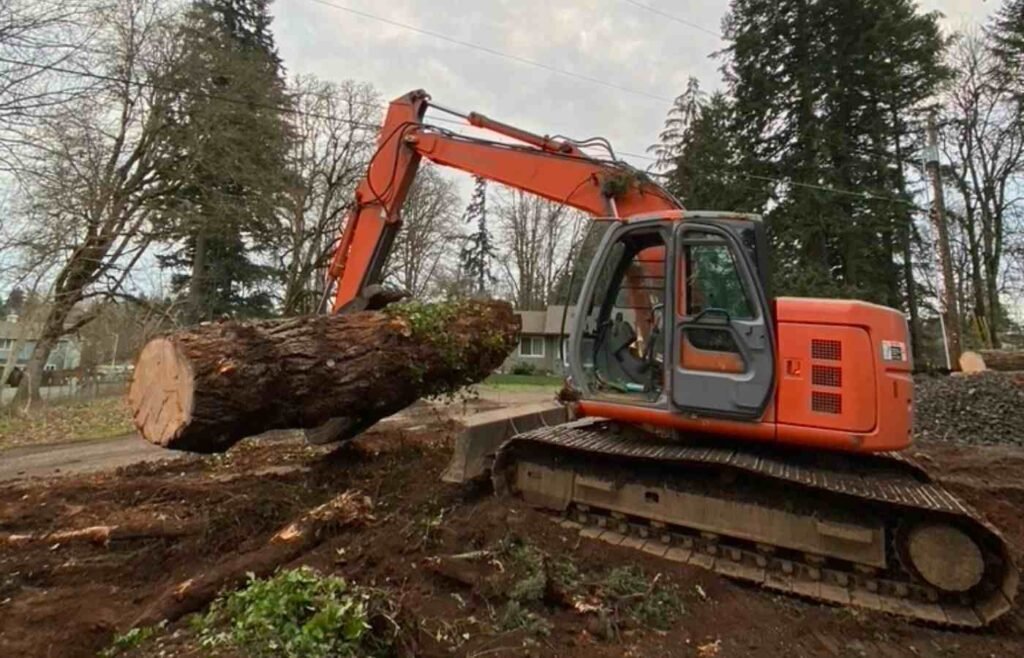 Commercial development clearing services for construction site preparation and land clearing.AC