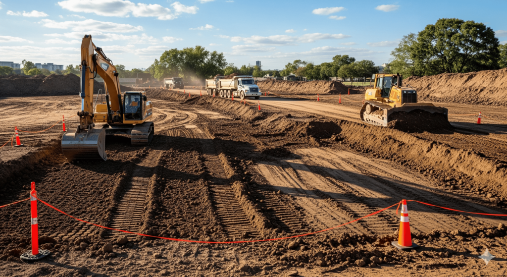 Site prep and land clearing services by professionals